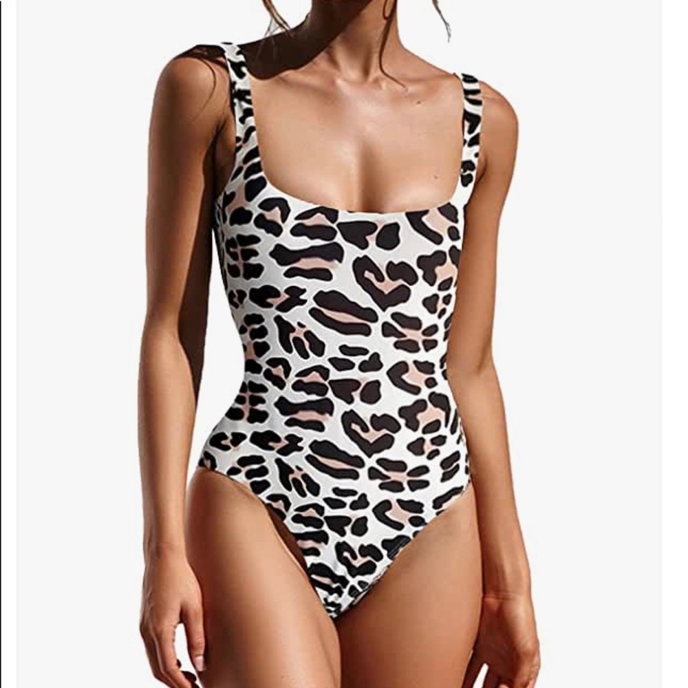 Cheetah One Piece Swimsuit S